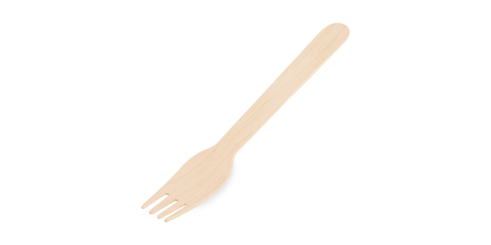 DŘEVĚNÁ VIDLIČKA 16cm VOSKOVANÁ 100ks. - FSC 100% W16.3