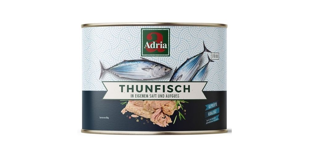 Adria tuňák v oleji konzerva 1705 gr