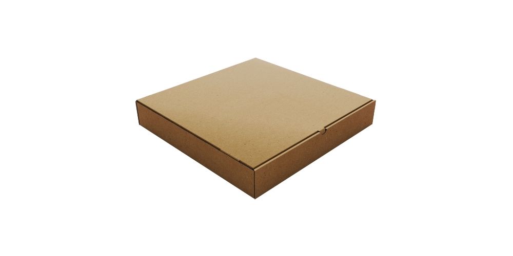 Krabice na pizzu 50x50x5 cm hnědá